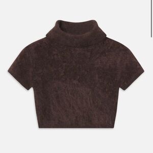 Frame Denim Brown Turtleneck Sweater